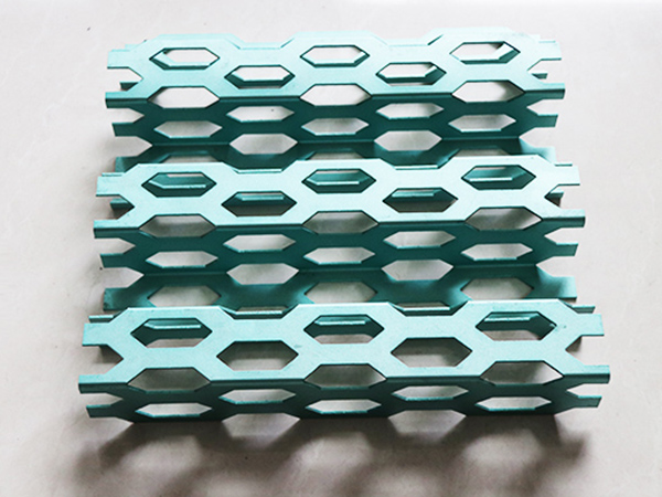 Punching shaped aluminum veneer