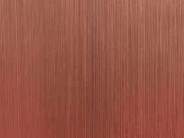 Red copper brushed profiles